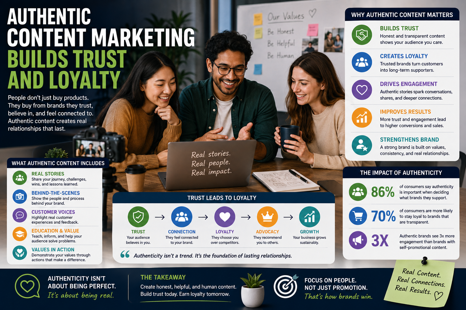Authentic Content Marketing Builds Trust and Loyalty
