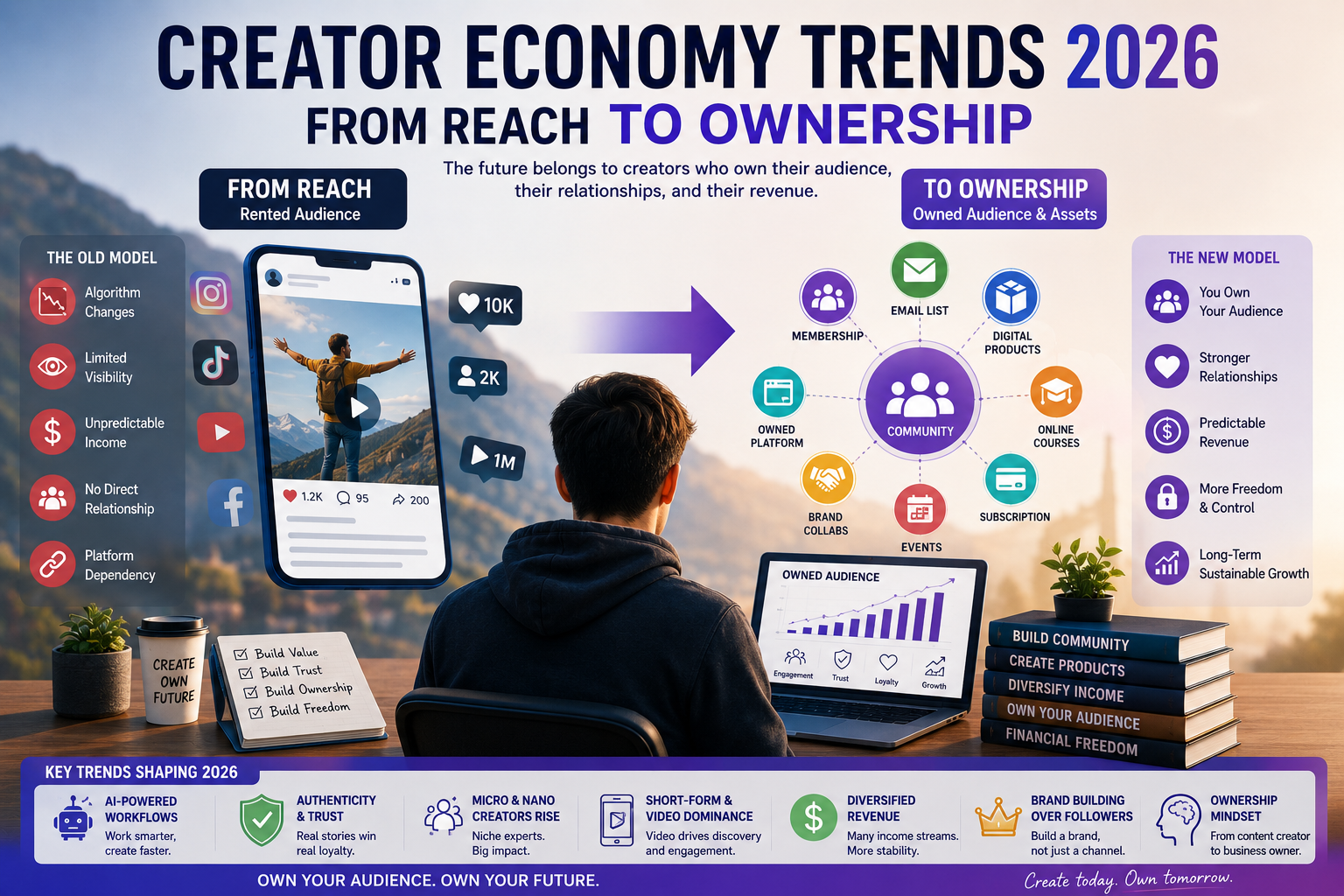 Creator Economy Trends 2026: From Reach to Ownership