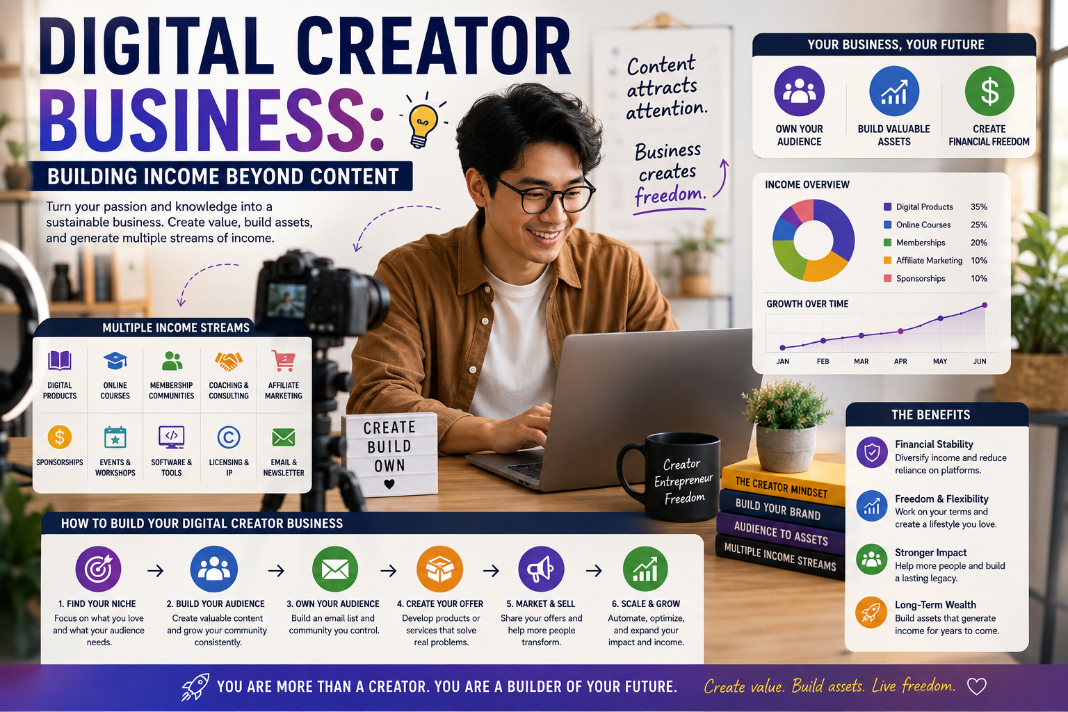 Digital Creator Business: Building Income Beyond Content